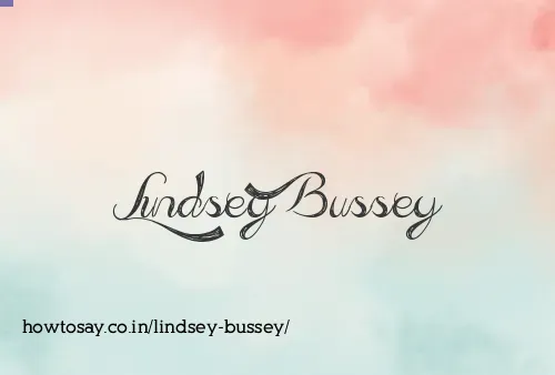 Lindsey Bussey
