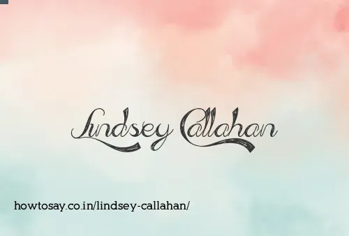 Lindsey Callahan