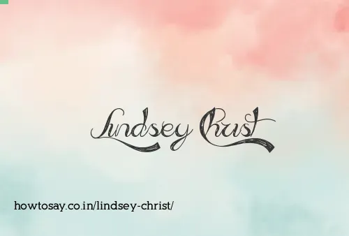 Lindsey Christ