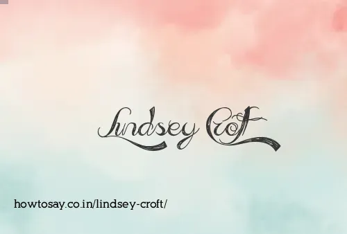 Lindsey Croft