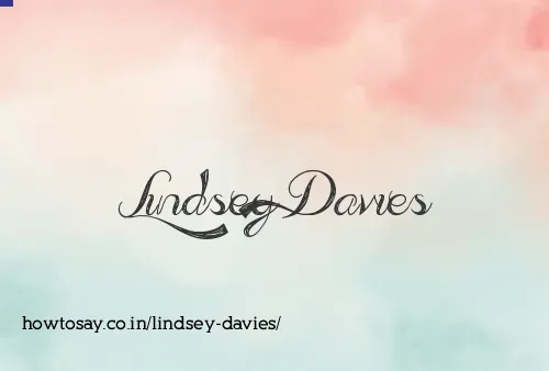 Lindsey Davies
