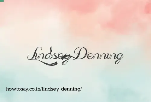 Lindsey Denning