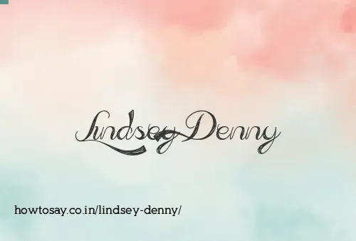 Lindsey Denny
