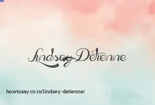Lindsey Detienne