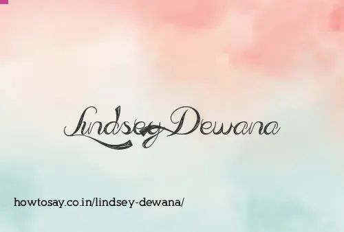 Lindsey Dewana
