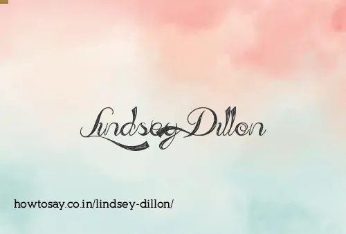Lindsey Dillon