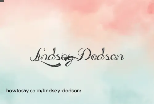 Lindsey Dodson