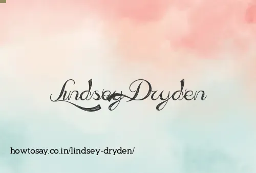 Lindsey Dryden