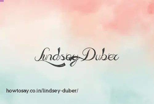 Lindsey Duber