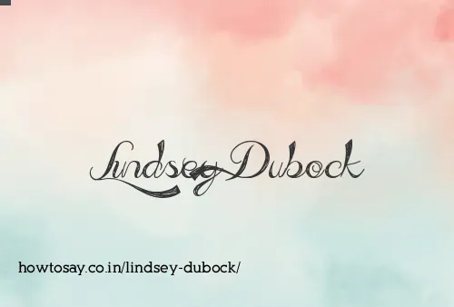 Lindsey Dubock