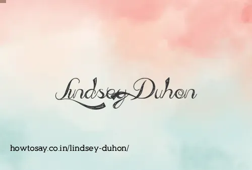 Lindsey Duhon