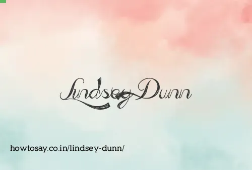 Lindsey Dunn