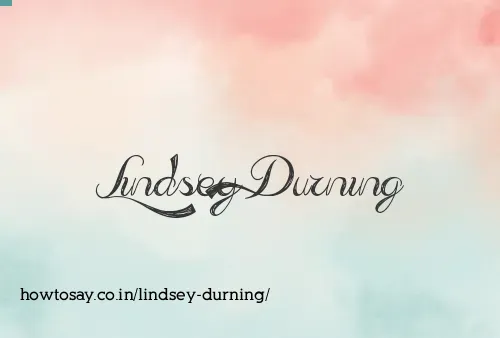 Lindsey Durning