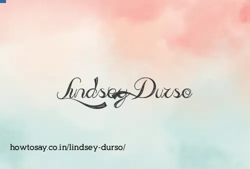 Lindsey Durso