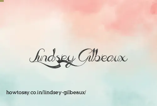 Lindsey Gilbeaux