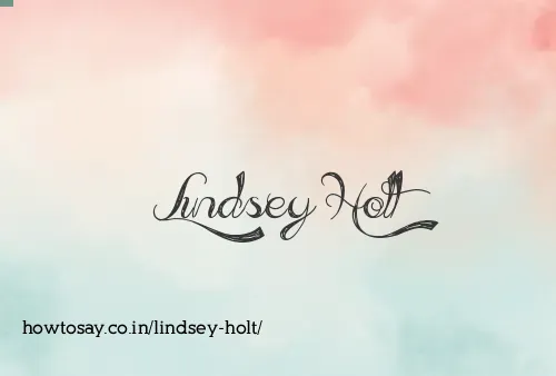 Lindsey Holt