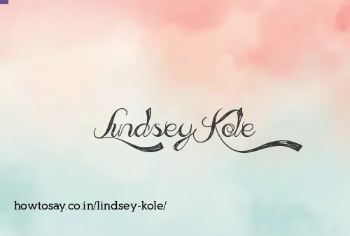 Lindsey Kole