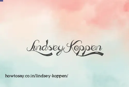 Lindsey Koppen