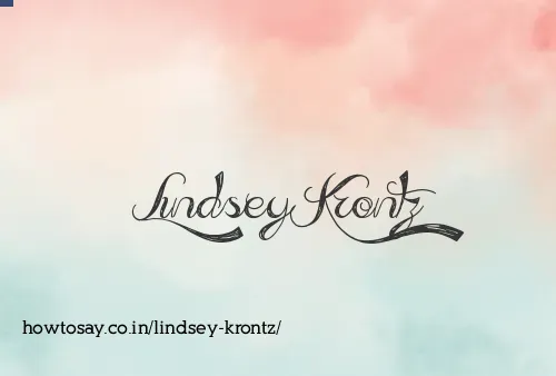 Lindsey Krontz