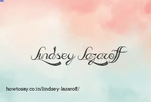 Lindsey Lazaroff
