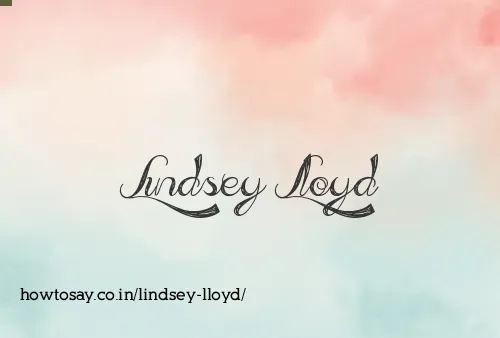 Lindsey Lloyd