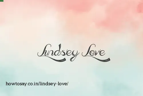 Lindsey Love
