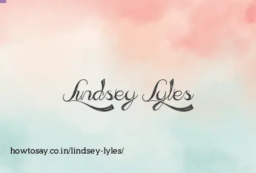 Lindsey Lyles