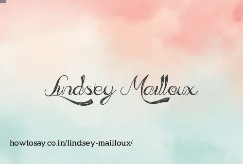 Lindsey Mailloux
