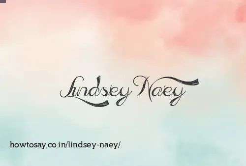 Lindsey Naey