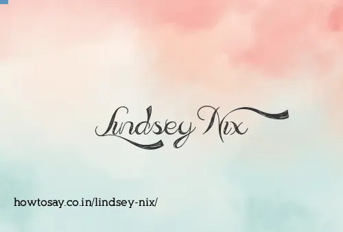 Lindsey Nix