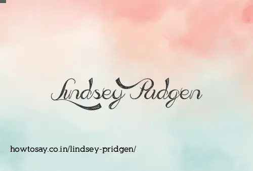 Lindsey Pridgen