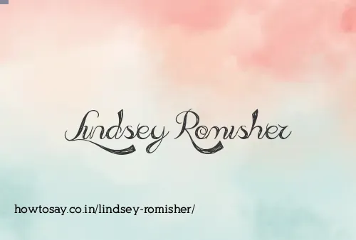 Lindsey Romisher