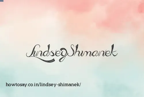 Lindsey Shimanek