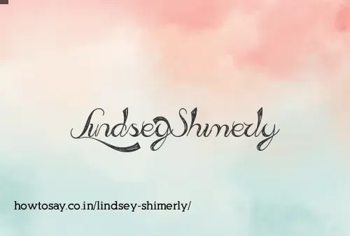 Lindsey Shimerly