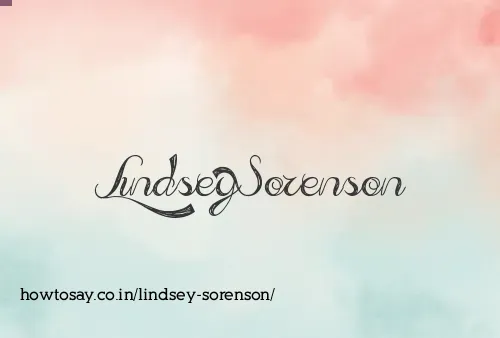 Lindsey Sorenson