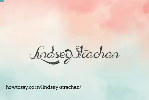 Lindsey Strachan