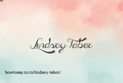 Lindsey Tabor