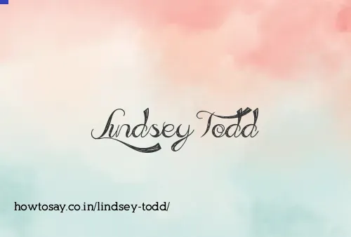 Lindsey Todd