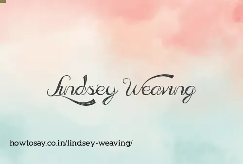 Lindsey Weaving