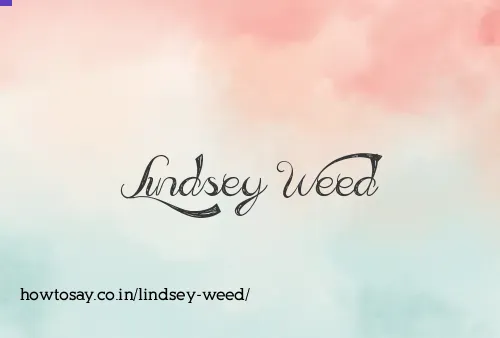 Lindsey Weed
