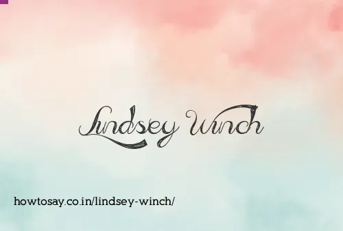 Lindsey Winch