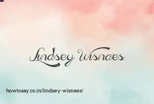 Lindsey Wisnaes