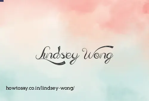 Lindsey Wong