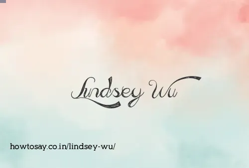 Lindsey Wu