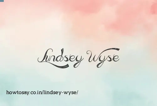 Lindsey Wyse