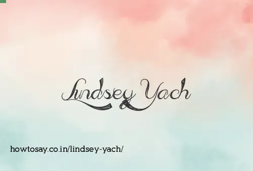 Lindsey Yach