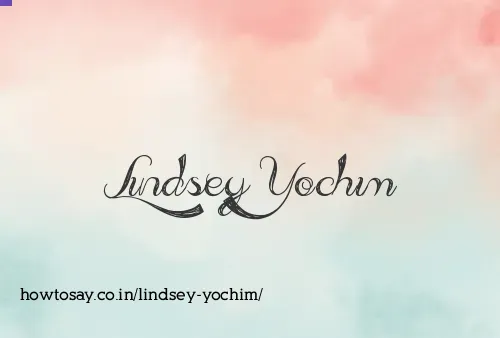 Lindsey Yochim