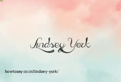 Lindsey York