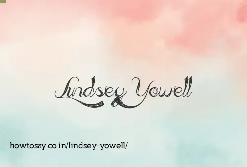 Lindsey Yowell
