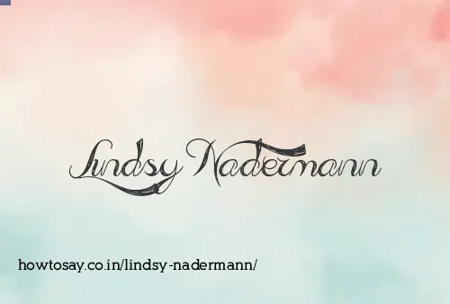 Lindsy Nadermann